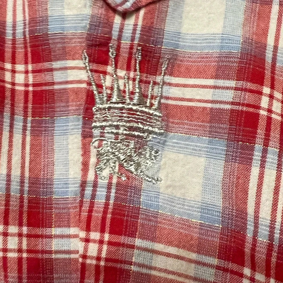 Parasuco snap up western style long sleeve top. - Picture 7 of 9